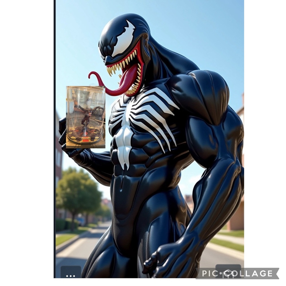 Marvel Titanium Series Die-Cast VENOM 4" Figurine Statue Hasbro 2007